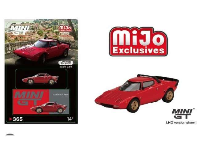 Mini GT Modeliukas Lancia Stratos HF Stradale, red