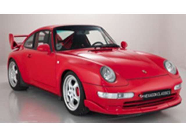 PRE-ORD3R Solido Modeliukas 1/43 1993 Porsche 911 (993) RS Clubsport, red