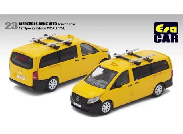Era Car Modeliukas 2020 Mercedes Benz Vito Taiwan Taxi, white