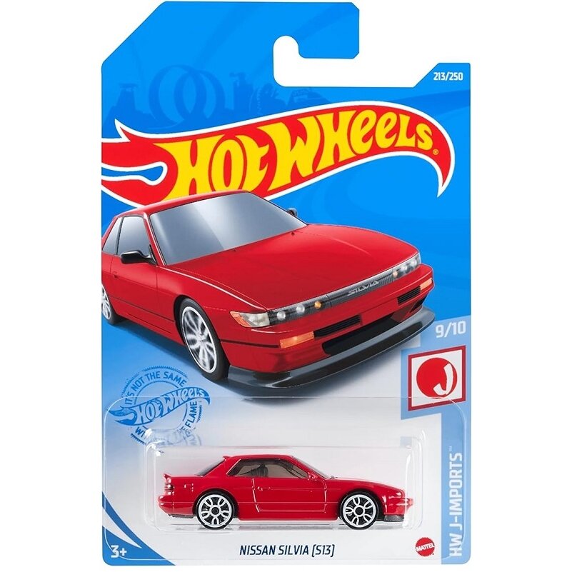 Hot Wheels Basic Car Modeliukas Nissan Silvia S13 Red Long Card