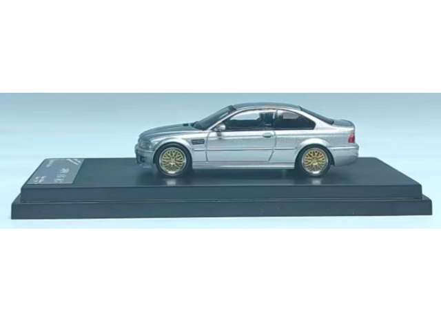 PRE-ORD3R Stance Hunters Modeliukas 1/64 BMW E46 with BBS rim, silver