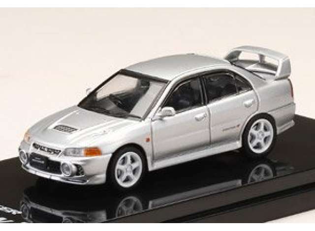 PRE-ORD3R Hobby Japan Modeliukas Mitsubishi Lancer GSR Evolution IV (CN9A) Customized Version, steel silver