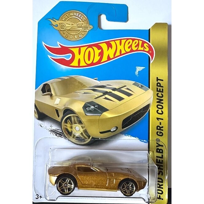 Hot Wheels Modeliukas Ford Shelby GR-1 Concept Gold