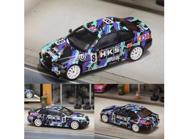 PRE-ORD3R Stance Hunters Modeliukas 1/64 BMW E46 *HKS*, various
