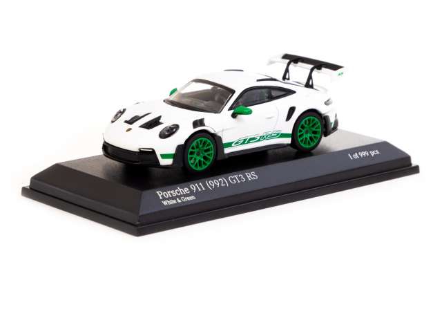 Tarmac Modeliukas 1/64 Porsche 911 (992) GT3 RS, white