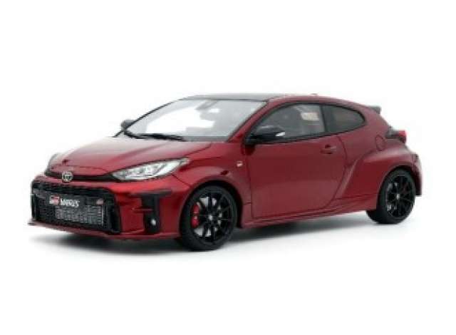PRE-ORD3R OttO Miniatures Modeliukas 1/18 2021 Toyota Yaris GR *Resin series*, red