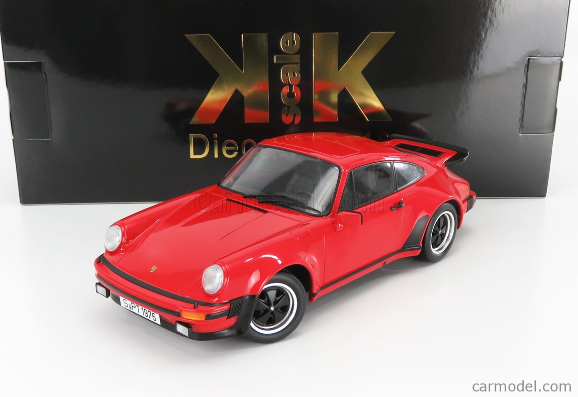 PRE-ORD3R KK Scale Modeliukas 1976 Porsche 911 (930) 3.0 Turbo, red