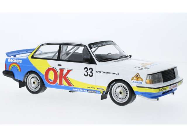 PRE-ORD3R IXO Models Modeliukas 1/18 1985 Volvo 240 Turbo #33 OK ETCC Zolder Andersson/Petersson