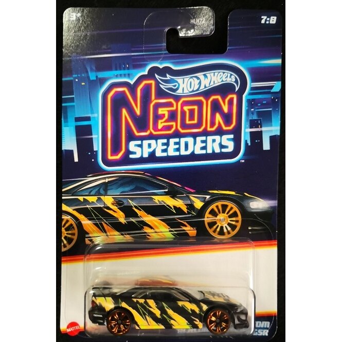 Hot Wheels Neon Speedsters Modeliukas Custom 2001 Acura Integra GSr (yra Sandėlyje)