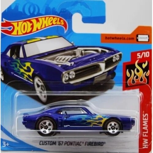 Hot Wheels 2018 Mainline Modeliukas Custom 67 Pontiac Firebird blue