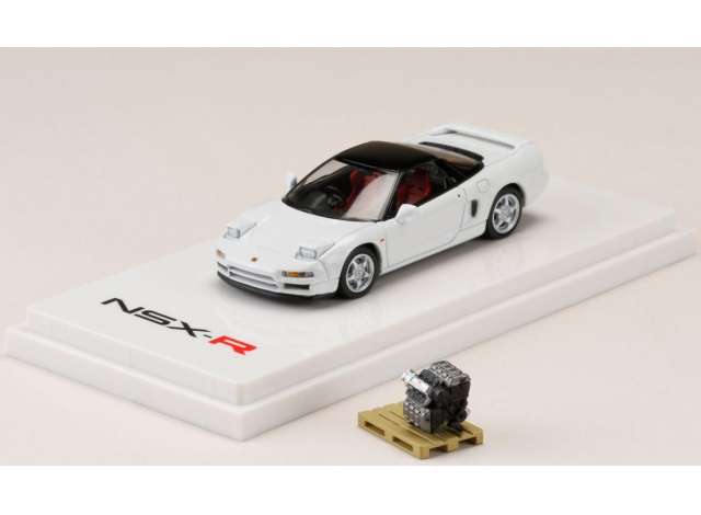 PRE-ORD3R Hobby Japan Modeliukas 1992 Honda NSX (NA1) Type R With Engine Display Model, championship white