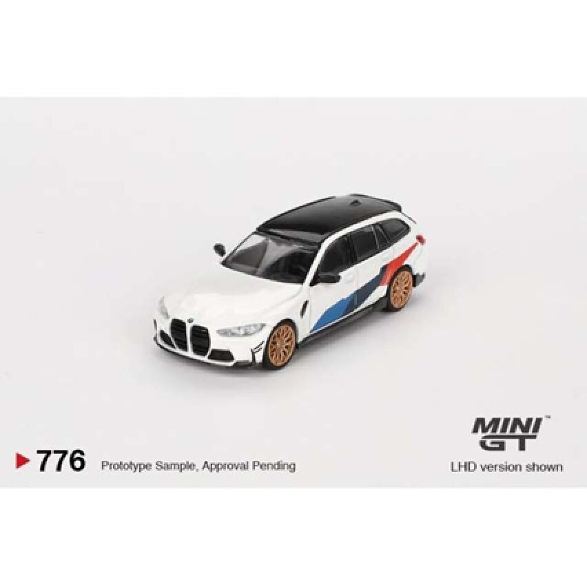 Mini GT Modeliukas 2023 BMW M3 Touring (G81) M Performance, alpine white (yra Sandėlyje)