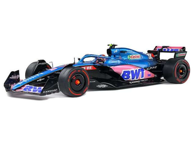 PRE-ORD3R Solido Modeliukas 1/18 2022 Alpine A522 F1 #31 Estaban Ocon GP Australie, blue/pink
