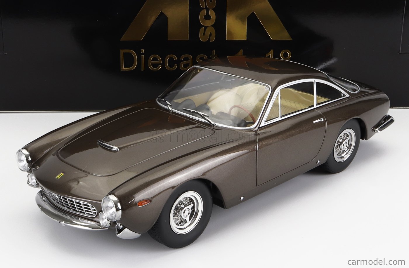 PRE-ORD3R KK Scale Modeliukas 1/18 1962 Ferrari 250 GT Lusso, brown