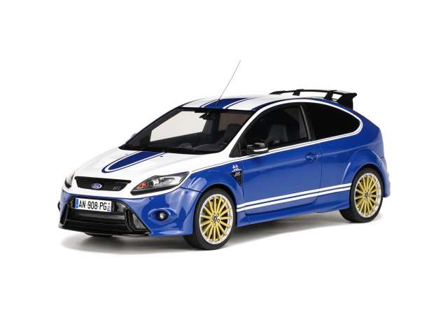 PRE-ORD3R OttO Miniatures Modeliukas 1/18 2010 Ford Focus MK2 RS Le Mans *Resin series*, blue/white