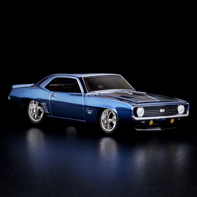 Hot Wheels Red Line Club Modeliukas RLC Exclusive 1969 Chevy Camaro SS blue