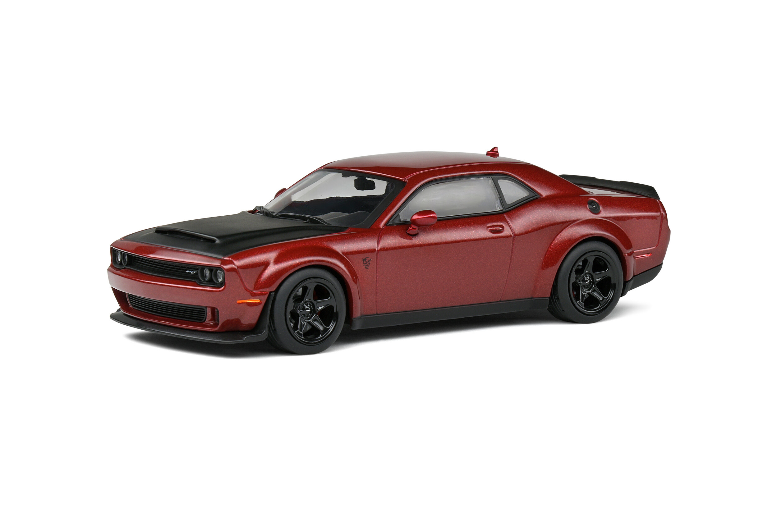PRE-ORD3R Solido Modeliukas 1/43 Dodge Challenger Demon, red