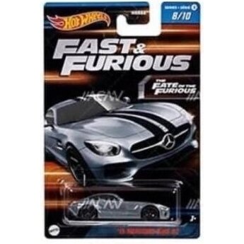 Hot Wheels Fast & Furious Set C Modeliukas MERCEDES AMG GT (yra Sandėlyje)