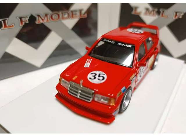 PRE-ORD3R Street Weapon Modeliukas 1/64 Mercedes-Benz 190E 2.5-16 EVO II LMF red pig, red