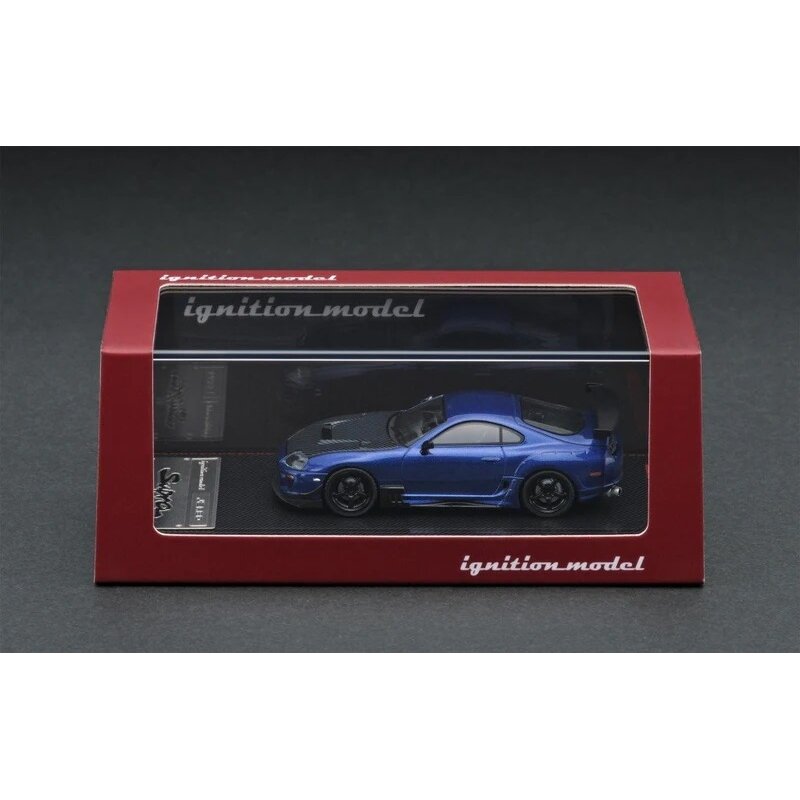 Ignition Modeliukas 1/64 Toyota Supra JZA80 RZ Blue Metallic (yra Sandėlyje)