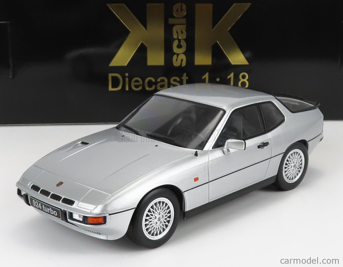 PRE-ORD3R KK Scale Modeliukas 1/18 1986 Porsche 924 Turbo, silver