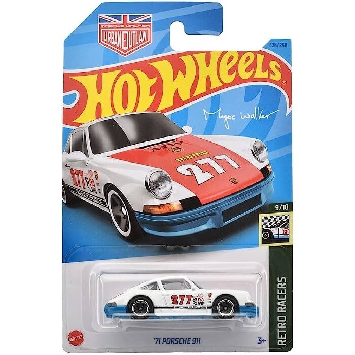 Hot Wheels Modeliukas '71 Porsche 911 Long Card