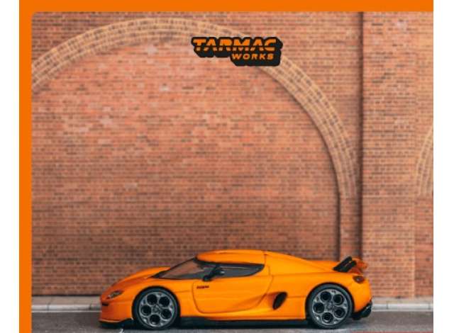PRE-ORDER Tarmac Modeliukas 1/64 Koenigsegg CC850, orange