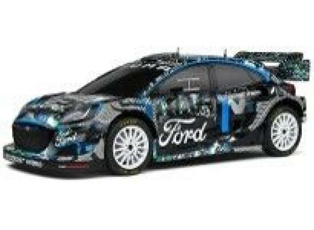 Solido Modeliukas 1/18 Ford Puma Rally 1 Hybrid Black Goodwood Festival of speed 21, black/grey/blue