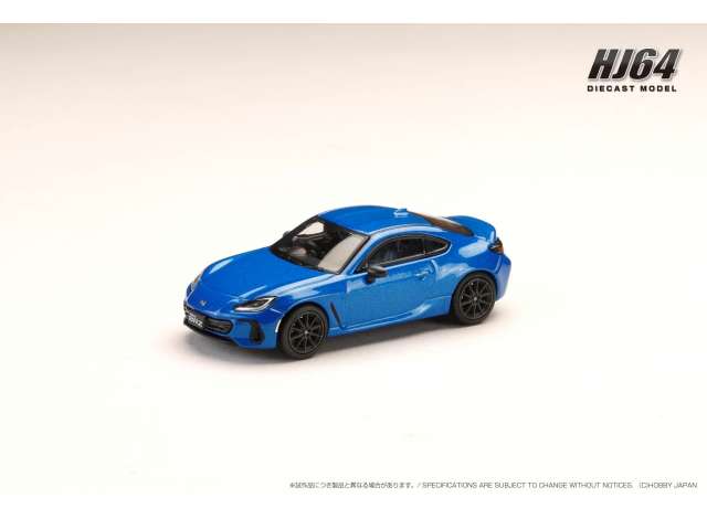 PRE-ORD3R Hobby Japan Modeliukas Subaru BRZ S 10th Anniversary Limited, WR blue pearl