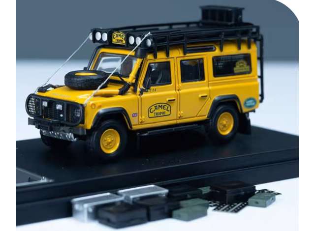 Street Weapon Modeliukas 1/64 Land Rover Defender 90 camel, orange