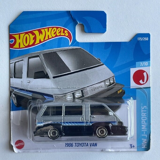 Hot Wheels Mainline Modeliukas 1986 Toyota Van Grey (yra Sandėlyje)