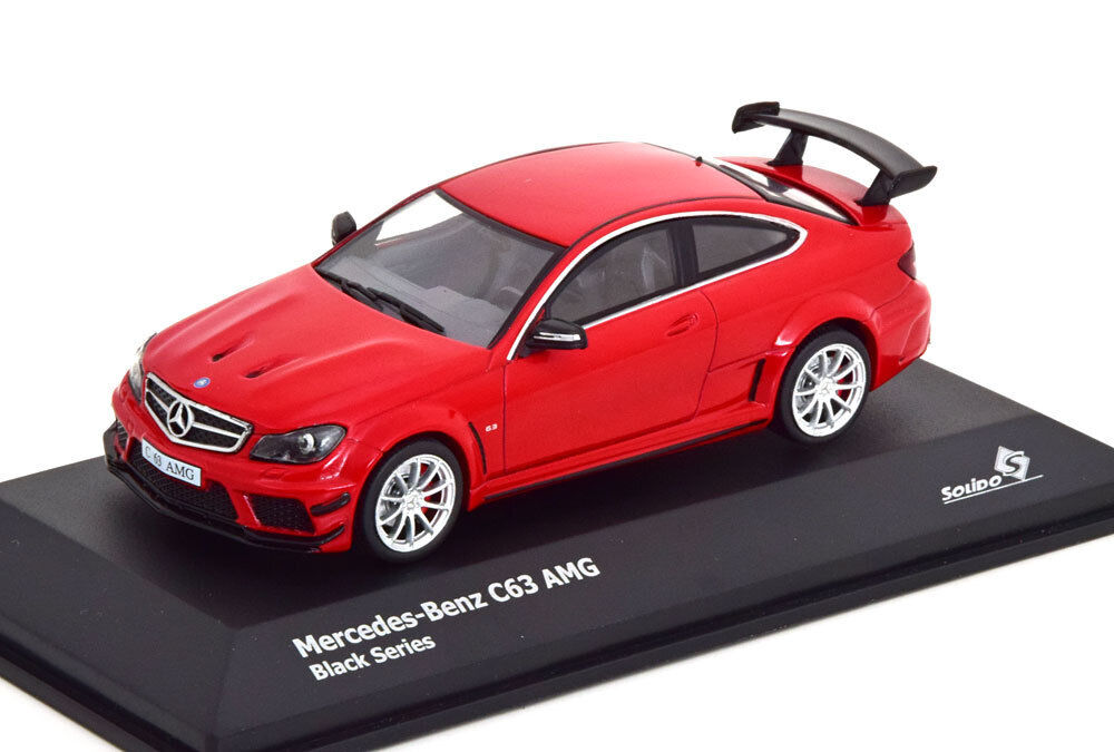 Solido Modeliukas 1/43 Mercedes Benz CLK63 AMG Black Series, red