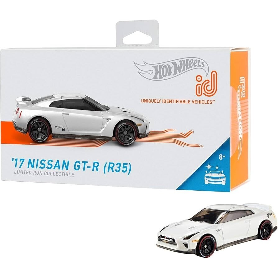 Hot Wheels ID Modeliukas 17 Nissan GT-R R35 silver (yra Sandėlyje)