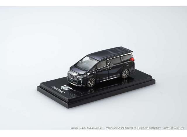 PRE-ORD3R Hobby Japan Modeliukas Toyota Alphard 2.5S (H30W) Customized Version, sparkling black pearl crystal shine