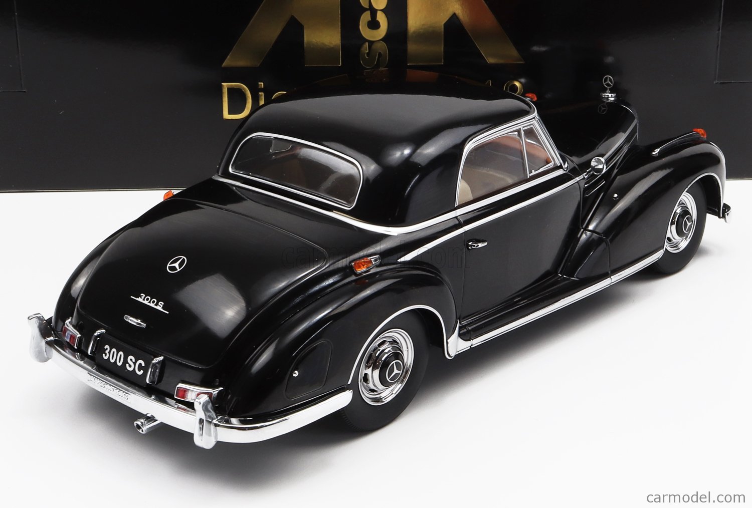 PRE-ORD3R KK Scale Modeliukas 1/18 Mercedes Benz 300 SE W188 Coupe, black