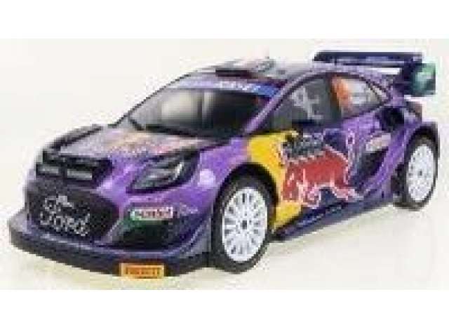 PRE-ORD3R Solido Modeliukas 1/18 2022 Ford Puma Rally 1 Hybrid Purple Rally Monte Carlo, black/purple/yellow