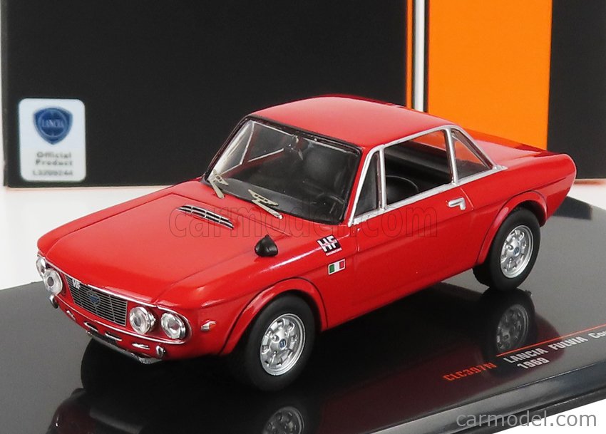 PRE-ORD3R IXO Models Modeliukas 1969 Lancia Fulvia Coupe 1.6 HF, red