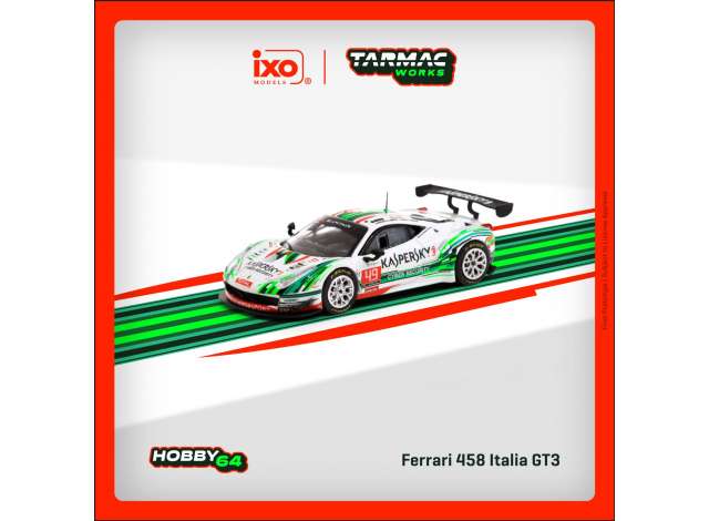 Tarmac Modeliukas 1/64 Ferrari 458 Italia GT3 S. Lemeret/R. Aguas/A. Moiseev/D. Rizzo 24 hour...<more>