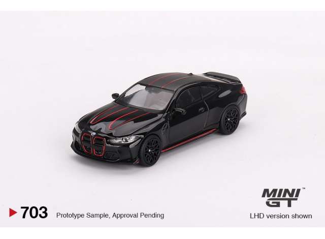 Mini GT Modeliukas 2023 BMW M4 CSL, black (yra Sandėlyje)