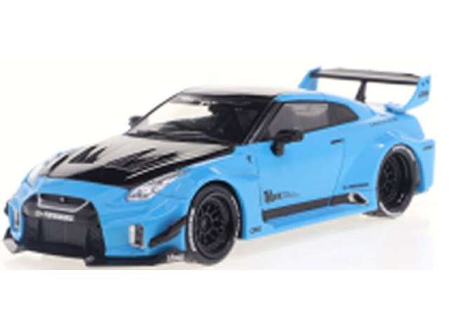 PRE-ORD3R Solido Modeliukas 1/43 2019 Nissan GTR35 Liberty Walk Silhouette, blue
