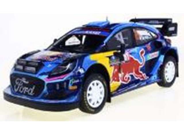PRE-ORD3R Solido Modeliukas 1/18 2023 Ford Puma Rally 1 Hybrid Tanak Rally Suede #8, black/purple/yellow