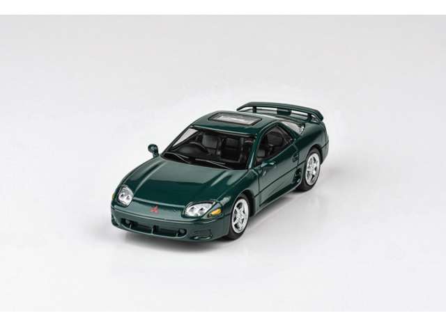 PRE-ORD3R Para64 Modeliukas 1994 Mitsubishi 3000GT GTO LHD, panama green mica (cars in a deluxe Acrylic window box)