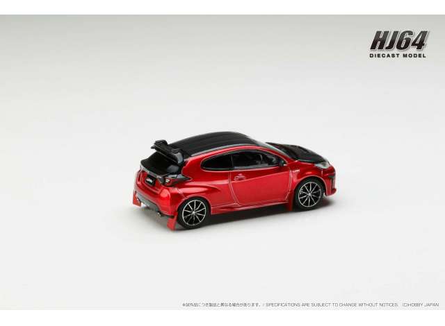 PRE-ORD3R Hobby Japan Modeliukas Toyota GRMN Yaris Rally Package with GR Parts, emotional red II