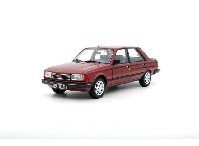 PRE-ORD3R OttO Miniatures Modeliukas 1/18 1985 Peugeot 305 GTX *Resin series*, rouge plaisir