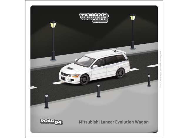 PRE-ORD3R Tarmac Modeliukas 1/64 Mitsubishi Lancer Evolution Wagon, silver