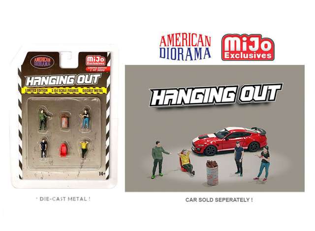 PRE-ORD3R American Diorama Figūrėlės Hanging Out Figure set (Car Not Included !!)
