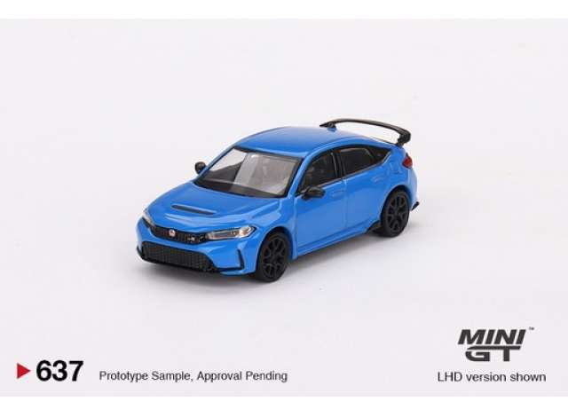 PRE-ORD3R Mini GT Modeliukas 1/64 2023 Honda Civic Type R Boost, blue pearl