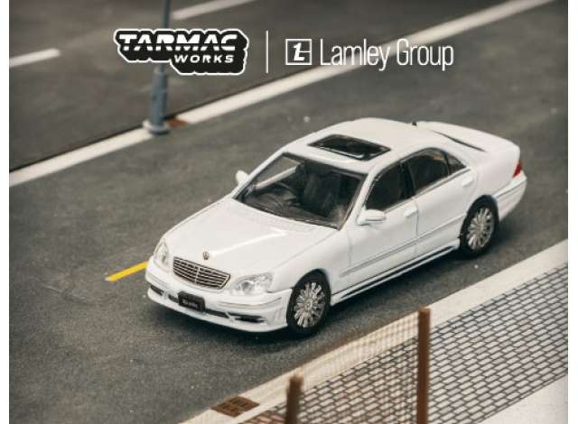 Tarmac Modeliukas 1/64 Mercedes-Benz S-Class Wald, alabaster white
