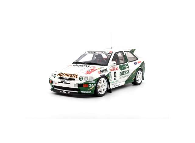 PRE-ORD3R OttO Miniatures Modeliukas 1/18 1994 Ford Escort RS Cosworth Gr. A *Resin series*, white/green
