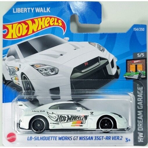 Hot Wheels Modeliukas LB-Silhouette Works GT Nissan 35GT-RR Ver.2 white (yra Sandėlyje)